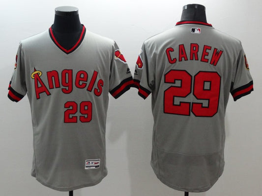 Men/Women/Youth Los Angeles Angels Rod Carew #29 baseball Jerseys
