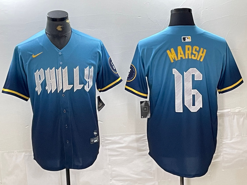 Men/Women/Youth Philadelphia Phillies Brandon Marsh #16 baseball Jerseys