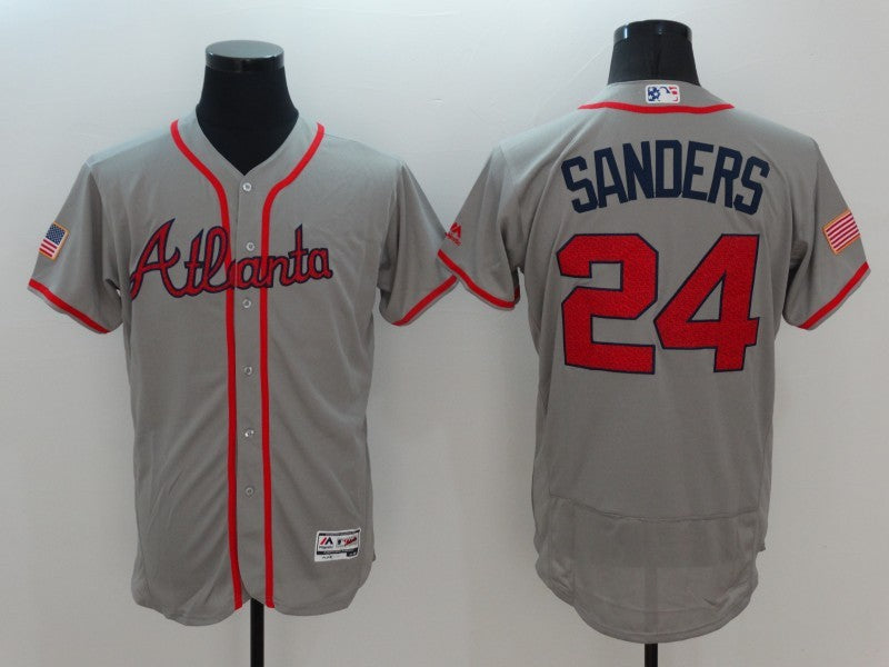 Men/Women/Youth Atlanta Braves Deion Sanders #24 baseball Jerseys