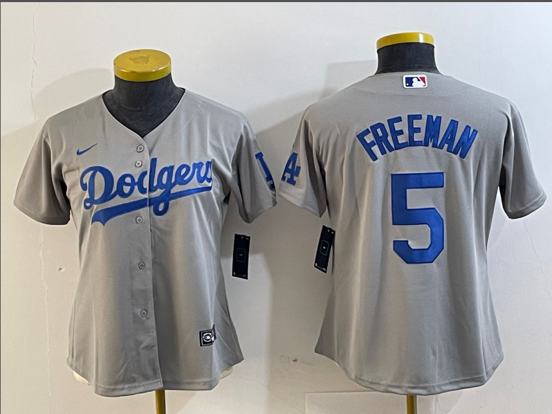 Women's Los Angeles Dodgers Freddie Freeman NO.5 baseball Jerseys