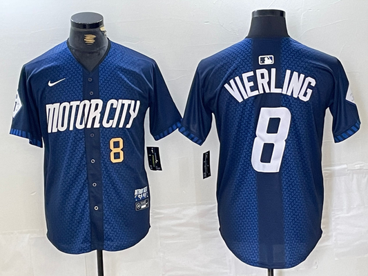Men/Women/Youth Detroit Tigers Matt Vierling  NO.8 baseball Jerseys