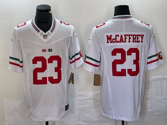 New arrival Adult San Francisco 49ers Christian McCaffrey NO.23 Football Jerseys