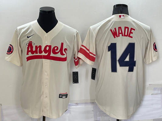 Men/Women/Youth Los Angeles Angels Tyler Wade  #14 baseball Jerseys