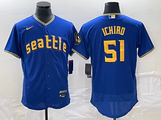 Men/Women/Youth Seattle Mariners  Ichiro Suzuki  #51 baseball Jerseys