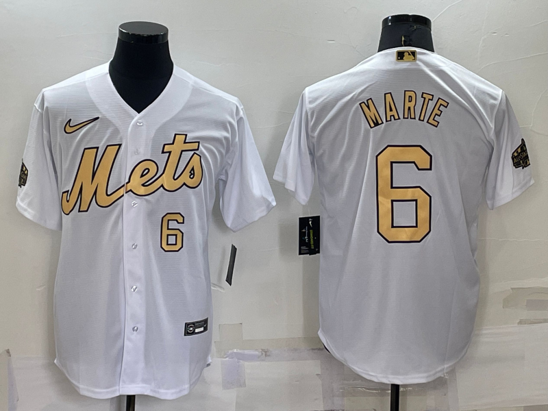 Men/Women/Youth  New York Mets Starling Marte #6 baseball Jerseys