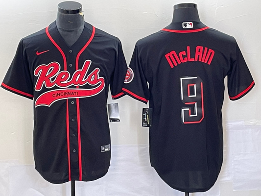 Adult Cincinnati reds Matt McLain NO.9 baseball Jerseys