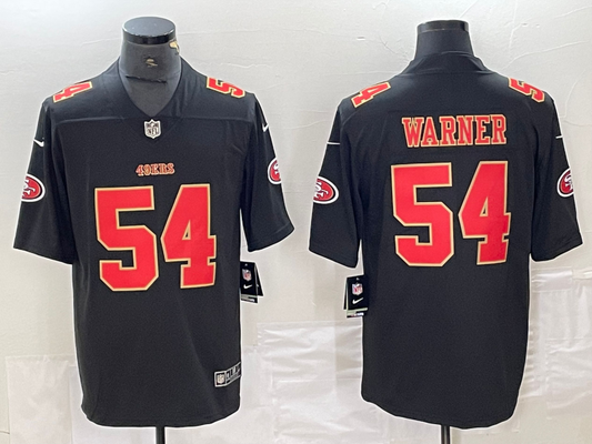 Adult San Francisco 49ers Fred Warner NO.54 Football Jerseys