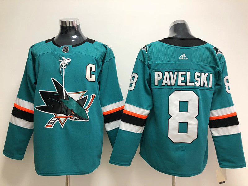 San Jose Sharks Joe Pavelski #8 Hockey jerseys mySite