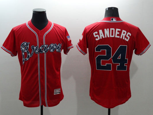 Men/Women/Youth Atlanta Braves Deion Sanders #24 baseball Jerseys