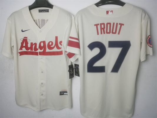 Men/Women/Youth Los Angeles Angels Mike Trout NO.27 baseball Jerseys