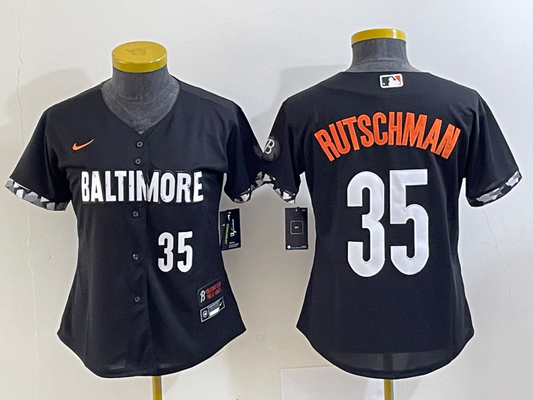 Women's  Baltimore Orioles  Adley Rutschman #35 baseball Jerseys