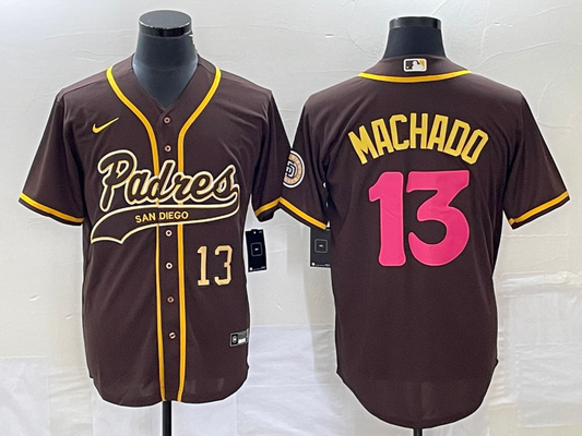 Men/Women/Youth San Diego Padres Manny Machado #13 baseball Jerseys