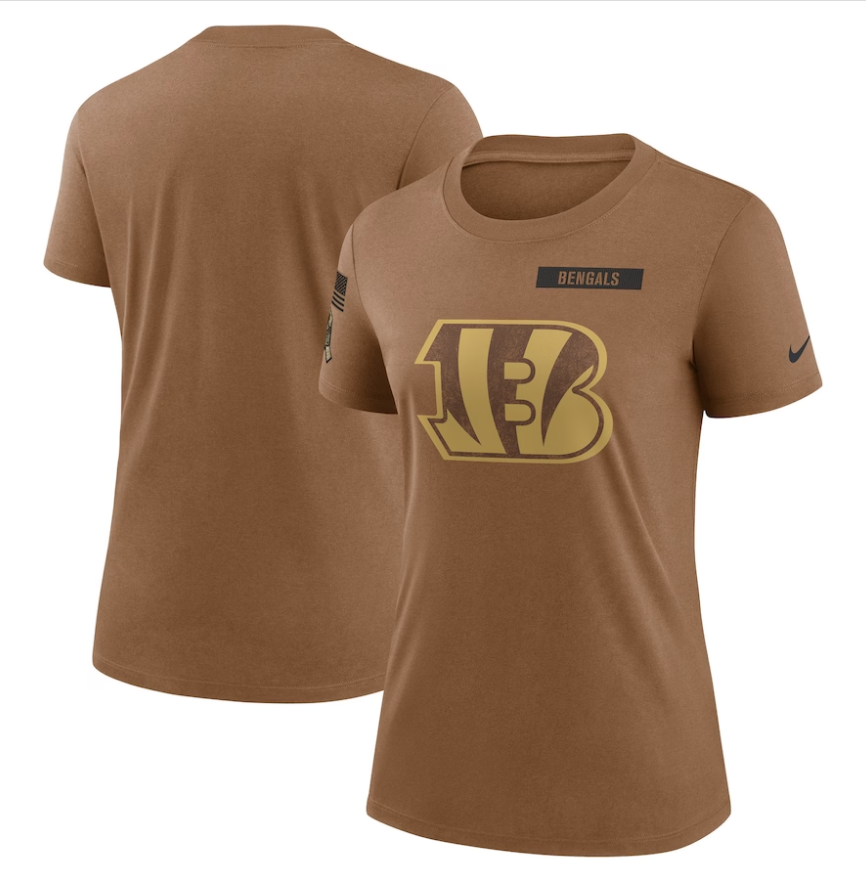 Women's Cincinnati Bengals  2023 Salute to Service Legend Performance T-Shirt mySite