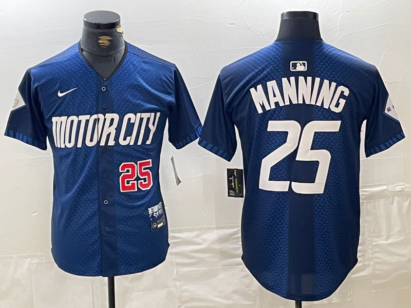 Men/Women/Youth Detroit Tigers Matt Manning NO.25 baseball Jerseys