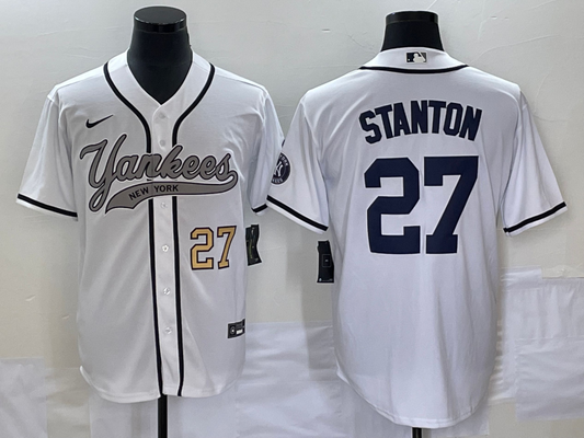 Men/Women/Youth New York Yankees Giancarlo Stanton NO.27 baseball Jerseys
