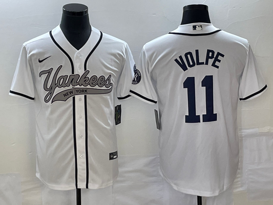 Men/Women/Youth New York Yankees Anthony Volpe #11 baseball Jerseys