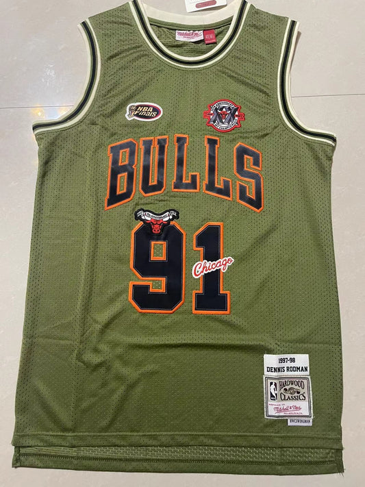 Chicago Bulls Dennis Rodman NO.91 Basketball Jersey