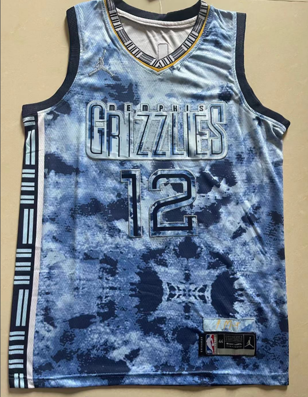 Memphis Grizzlies Ja Morant NO.12 Basketball Jersey city version mySite