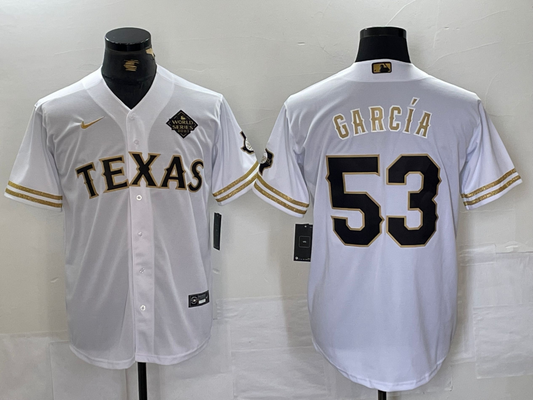 Adult Texas Rangers Corey Garcia NO.53 baseball Jerseys