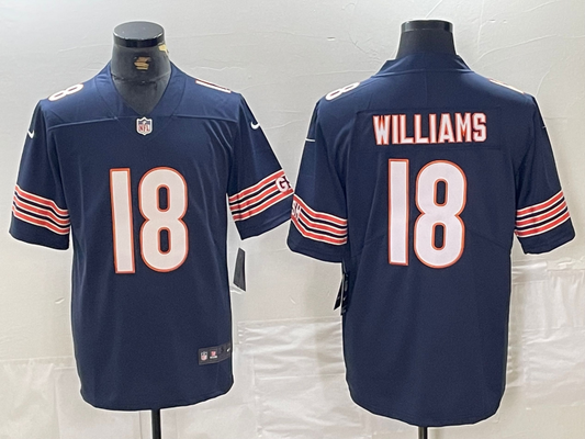 Adult Chicago Bears Caleb Williams  NO.18 Football Jerseys