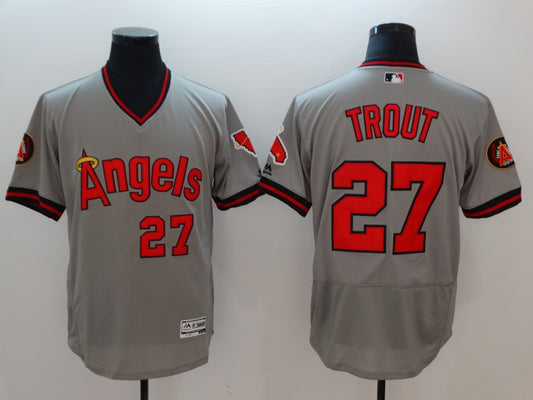 Men/Women/Youth Los Angeles Angels Mike Trout #27 baseball Jerseys