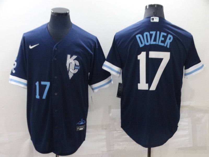 Men/Women/Youth Kansas City Royals Hunter Dozier #17 baseball Jerseys