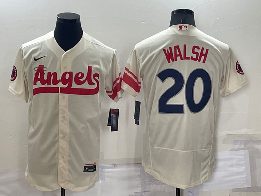 Men/Women/Youth Los Angeles Angels Jared Walsh  #20 baseball Jerseys