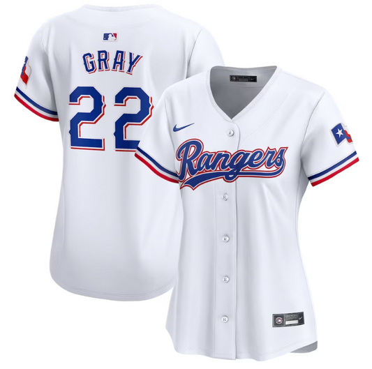 Women's Texas Rangers  Jon Gray NO.22 baseball Jerseys