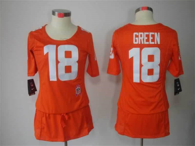Women's Cincinnati Bengals A.J. Green NO.18 elite Football Jerseys mySite