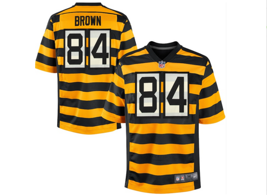 Adult Pittsburgh Steelers  Antonio Brown NO.84 Football Jerseys