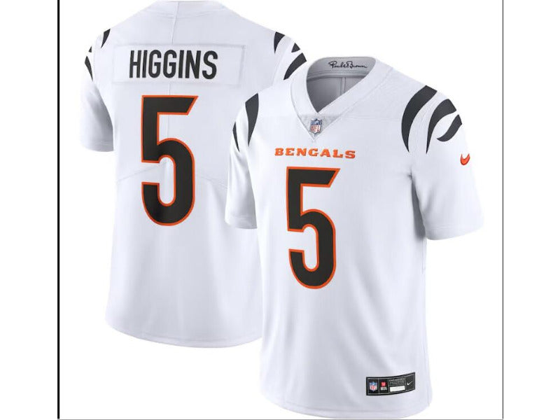 Adult Cincinnati Bengals Tee Higgins NO.5 elite Football Jerseys mySite