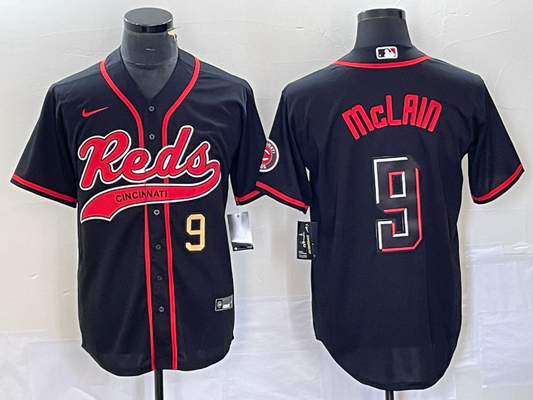 Adult Cincinnati reds Matt McLain NO.9 baseball Jerseys