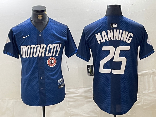 Men/Women/Youth Detroit Tigers Matt Manning NO.25 baseball Jerseys
