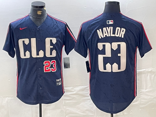 Men/Women/Youth Cleveland Indians Bo Naylor #23 baseball Jerseys