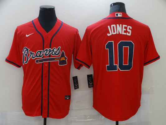 Men/Women/Youth Atlanta Braves Chipper Jones #10 baseball Jerseys