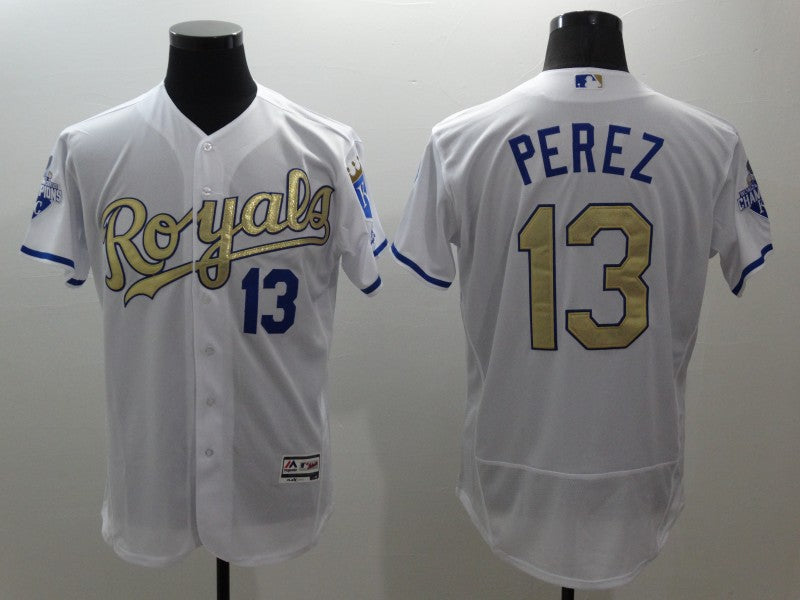 Men/Women/Youth  Kansas City Royals Salvador Pérez #13 baseball Jerseys