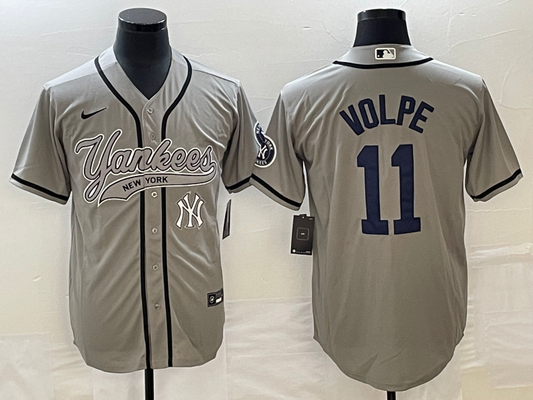 Men/Women/Youth New York Yankees Anthony Volpe #11 baseball Jerseys