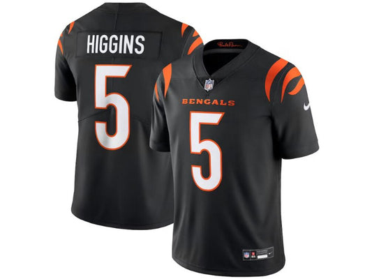 Adult Cincinnati Bengals Tee Higgins NO.5 elite Football Jerseys mySite