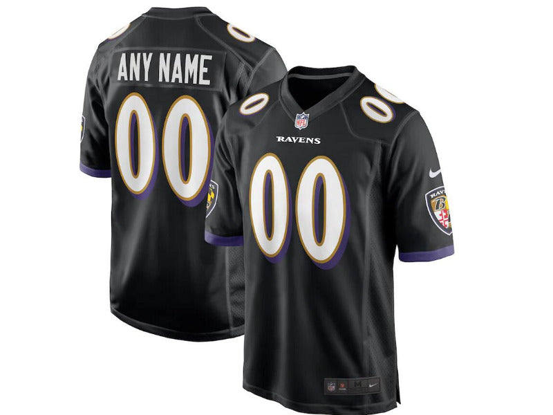 Adult Baltimore Ravens number and name custom Football Jerseys mySite