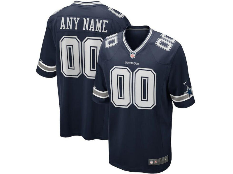 Adult Dallas Cowboys number and name custom Football Jerseys mySite