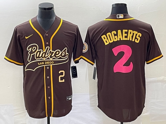 Men/Women/Youth San Diego Padres Xander Bogaerts  #2 baseball Jerseys