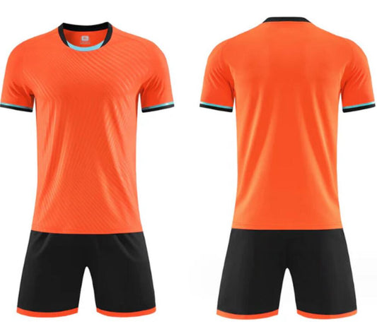 men/women/kids Blank orange custom uniform top