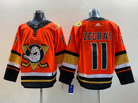 Anaheim Ducks Trevor Zegras  #11  Hockey jerseys mySite