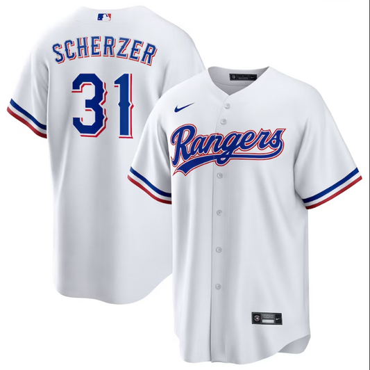 Adult Texas Rangers Max Scherzer  NO.31 baseball Jerseys