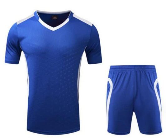 men/women/kids Blank Royal blue custom uniform top