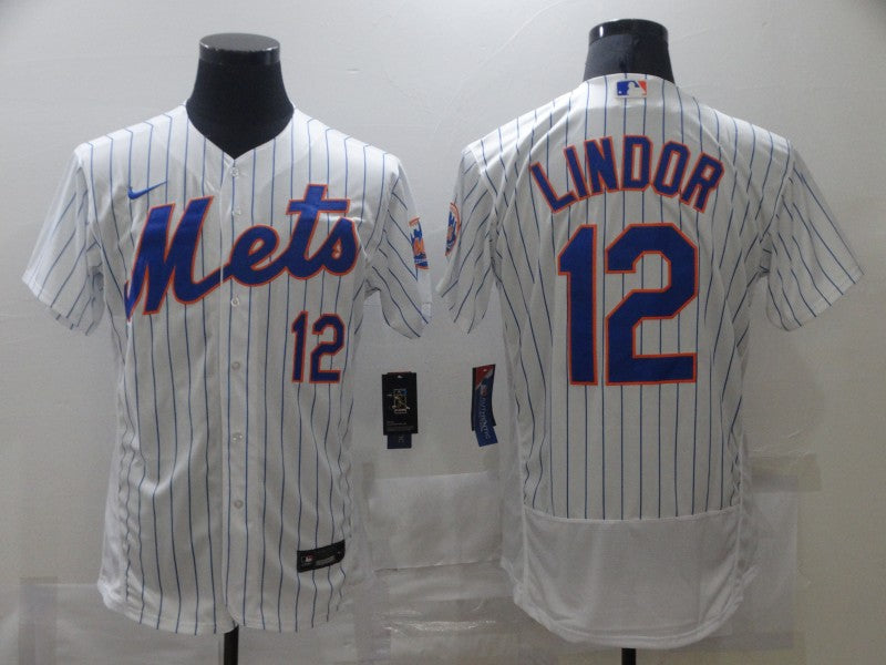 Men/Women/Youth  New York Mets Francisco Lindor #12 baseball Jerseys