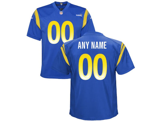 Kids Los Angeles Rams name and number custom Football Jerseys mySite