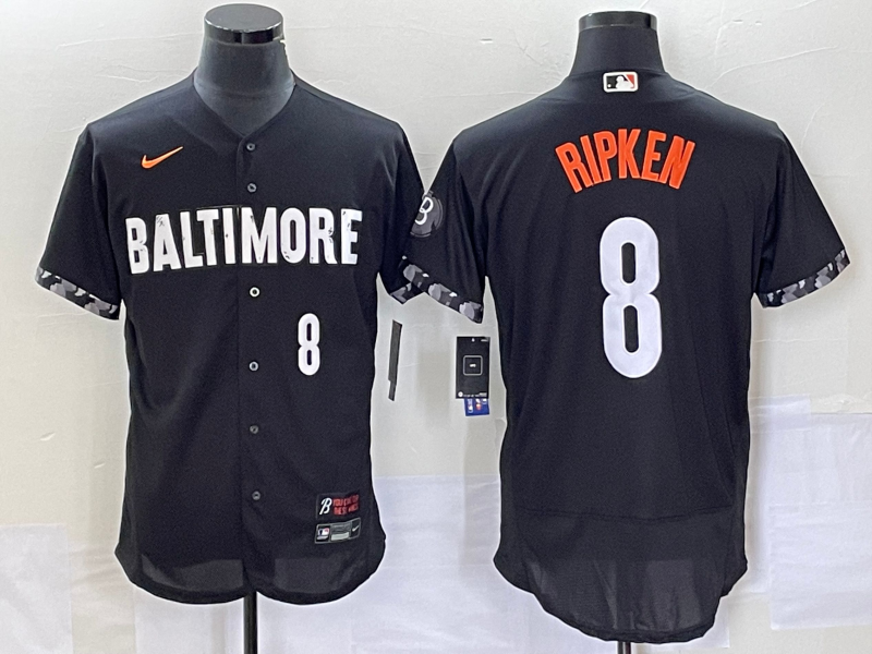 Adult  Baltimore Orioles Cal Ripken #8 baseball Jerseys