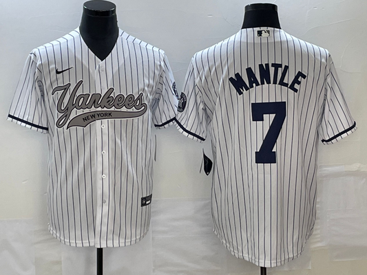 Men/Women/Youth New York Yankees Mickey Mantle #7 baseball Jerseys
