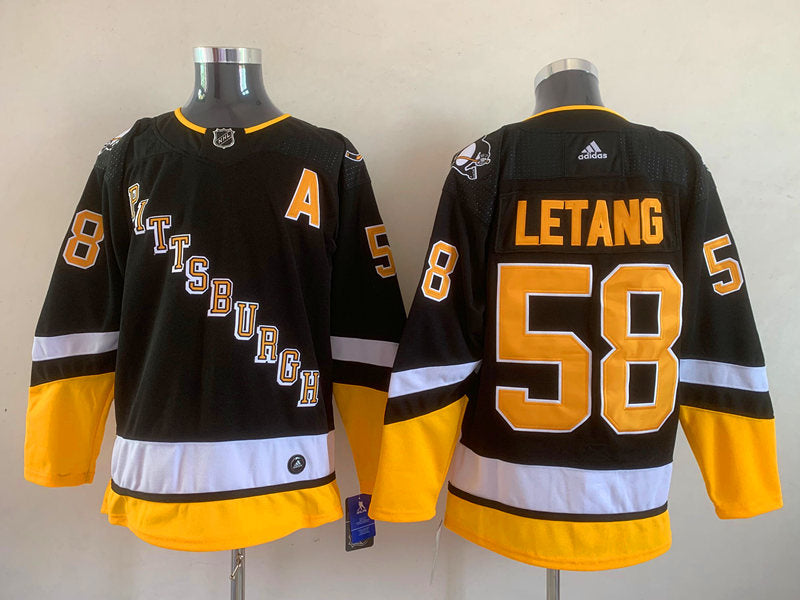 Pittsburgh Penguins Kris Letang #58 Hockey jerseys mySite